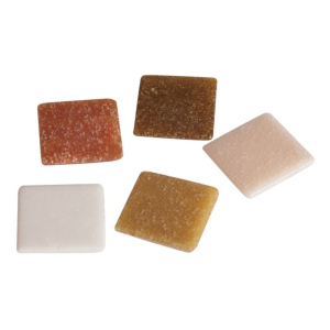 Pierres de mosaïque 2x2 cm assort. nature – Seau de 1 kg, env. 350 pcs