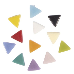 Triangle Glas en verre recyclé multicolore - 500g - 1100 pcs env.