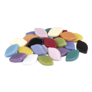 Mélange mosaïque Leaf Glas multicolore - 500 g - 330 pcs env.