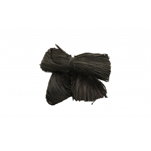 Raffia color black roll 50 g