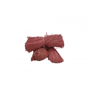 Raphia rose pelote de 50 gr