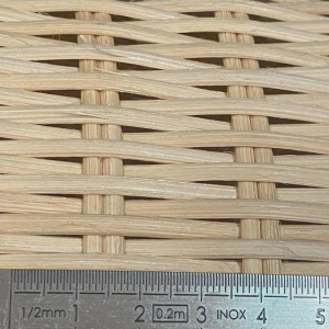 Rattan cord tote woven 1/2 round - L 90 cm