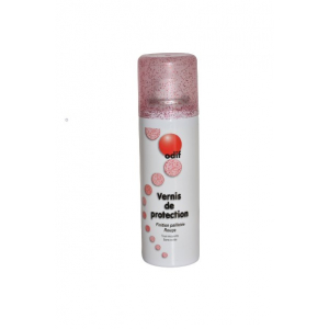 Red Glitter finish varnish 125 ml