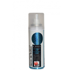 Vernis de finition pailleté bleu - 125 ml