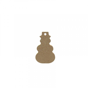 Bonhomme de neige en bois - 5 cm