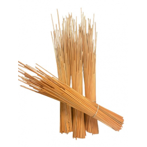 Paille de seigle couleur orange pastel - 50g