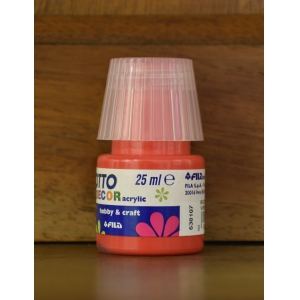 Peinture Acrylique Rouge Vermillon Mat - 25ml