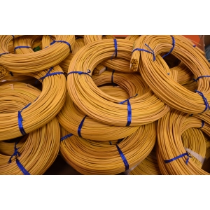 Moelle rotin jaune pastel 2 mm couronne 250 g