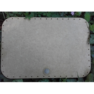 Fond rectangle arrondi 30/20 cm – medium