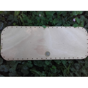 Fond rectangle arrondi 40/15 cm – medium