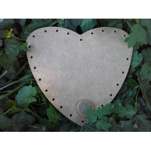 Fond coeur 16/16 cm – médium