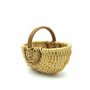 Basket on natural rattan hoops