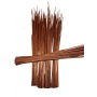 Paille de seigle couleur marron caramel - 50g
