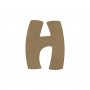 Lettre "H" - 15 cm
