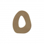 Letter "O" - 15 cm.