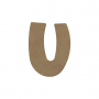 Lettre "U" - 15 cm