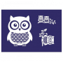 owls stencil