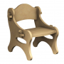 Wooden child chair to decorate
