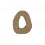 Letter "O" - 8 cm.
