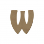 Lettre "W" - 8 cm