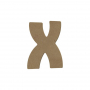 Lettre "X" - 8 cm
