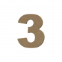 Chiffre 3 - 8 cm