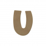 Letter "U" - 8 cm.