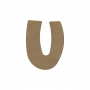Lettre "U" - 8 cm