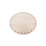 Fond rond 15 cm - bouleau