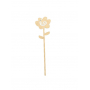 fleur en bois - 23 cm