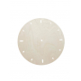 Horloge ronde en bois