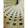 Rattan cane webbing 1/2 mesh bleached 0,40 m width
