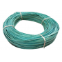 Flat oval rattan core blue turquoise in coil 250 g
