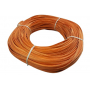 Flat oval rattan core orange in coil 250 g