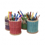 Kit pot à crayon turquoise