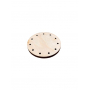 Fond rond 7 cm - bouleau