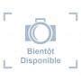 Chariot à buches osier brut et blanc