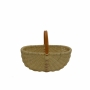 Panier sur arceaux en rotin naturel moyen modèle