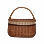 Panier gondole osier trois couleurs
