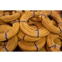Moelle de rotin jaune pastel 2 mm en couronne