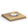 Square candle holder 10 x 10 cm