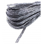 Tresse paille de seigle noir - 5mm