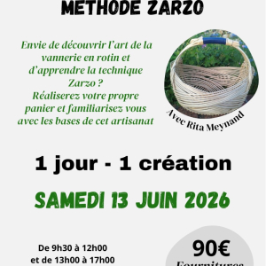 1 day rattan basketwork course - Zarzo method